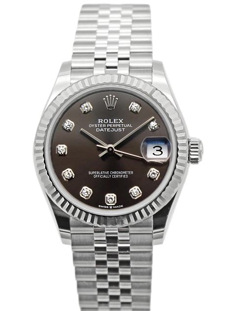 rolex ladies datejust roman grey dial|Rolex Datejust jubilee grey.